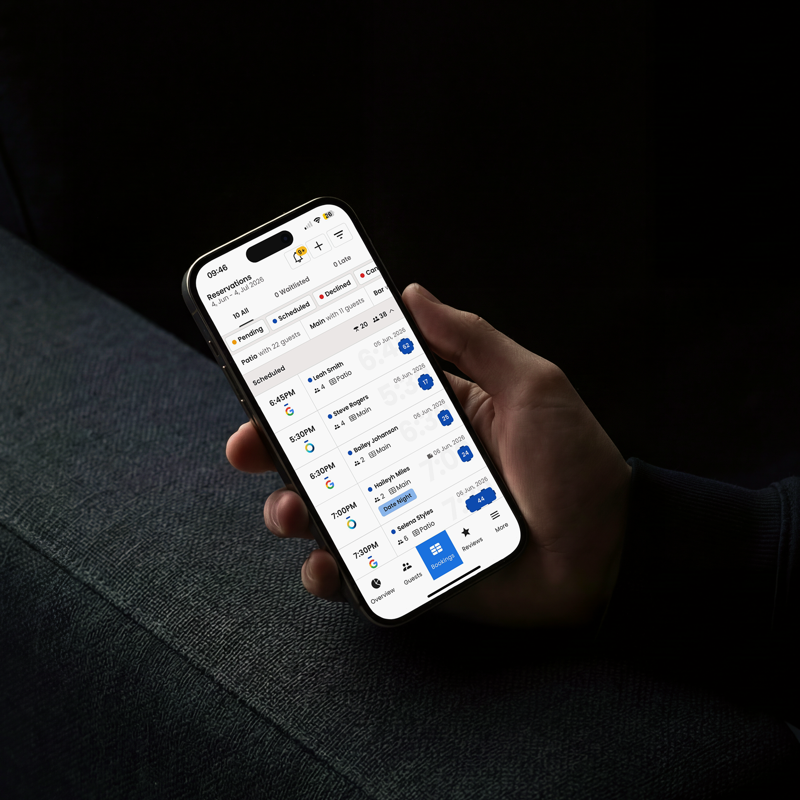 Mobile-friendly reservation management